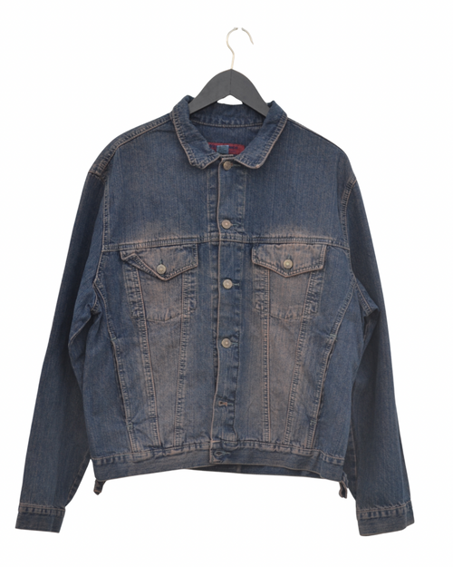 Campera Denim Jaspeada #111